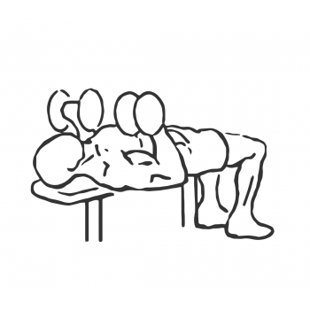 Lying Supine Dumbbell Curl - Step 2