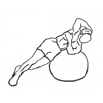 Weighted Ball Side Bend - Step 1