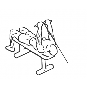 Cable Lying Triceps Extension - Step 2
