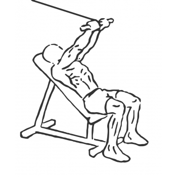 Cable Incline Triceps Extension - Step 2