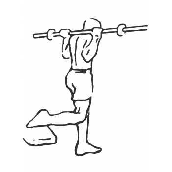 Barbell Single Leg Squat - Step 1