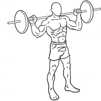 Barbell Rear Lunges - Step 2