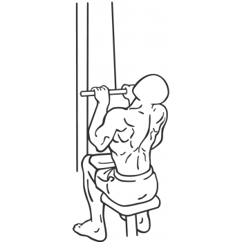 Close-Grip Front Lat Pulldown - Step 1