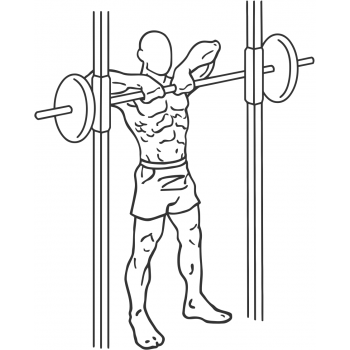 Smith Machine Upright Row - Step 1