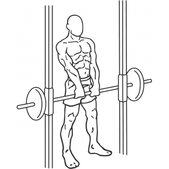 Smith Machine Upright Row - Step 2