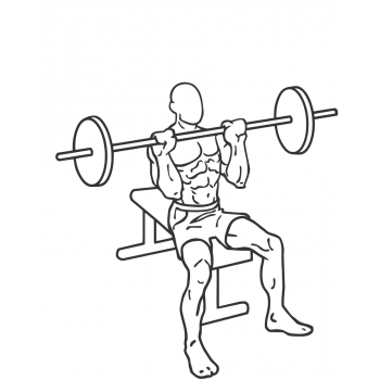 Seated Barbell Military Press - Step 2